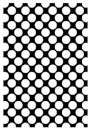 Printed Wafer Paper - Large Polkadot Black